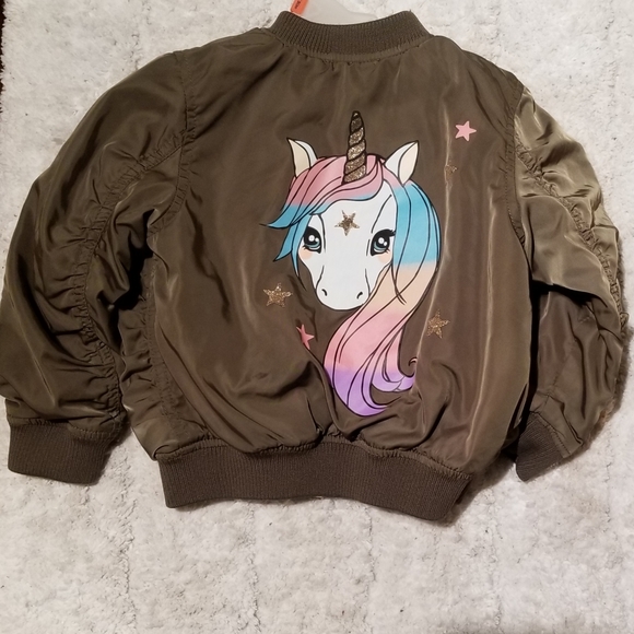 H&M Unicorn Bomber Jacket (Size 2-3 yrs) - Picture 6 of 8